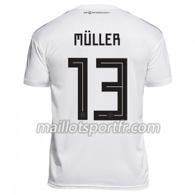 Maillot de Foot Allemagne Muller 13 Domicile Coupe du monde 2018